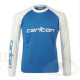 Carlton Aeroflow Unisex Long Sleeve Blauw Wit 