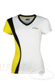 Carlton V-Neck Polo Wit/Zwart/Geel Dames