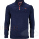 Victor Longsleeve Blauw Mélange 5918