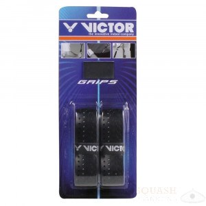 Victor Fishbone Grip 2-pack Blister Zwart