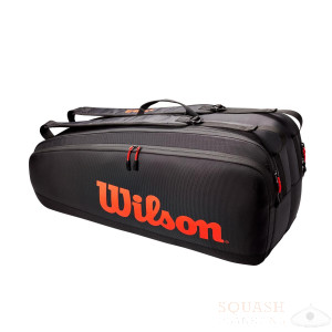 Wilson Tour 6 Pack Zwart/Rood
